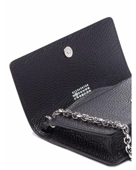 Maison Margiela Blue Four-stitch Logo Mini Bag