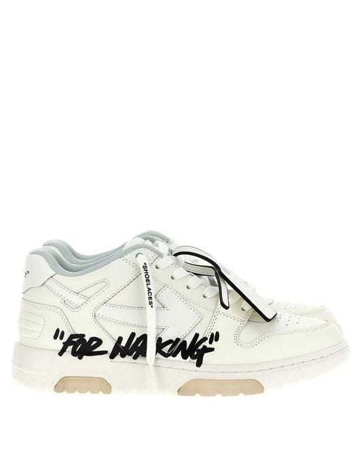 Off-White c/o Virgil Abloh Metallic Out Of Office Walking Sneakers for men
