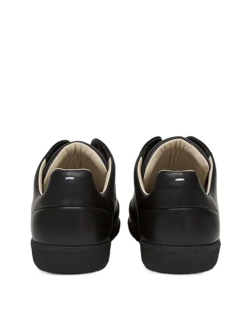 Maison Margiela Black Slip-On Sneakers for men
