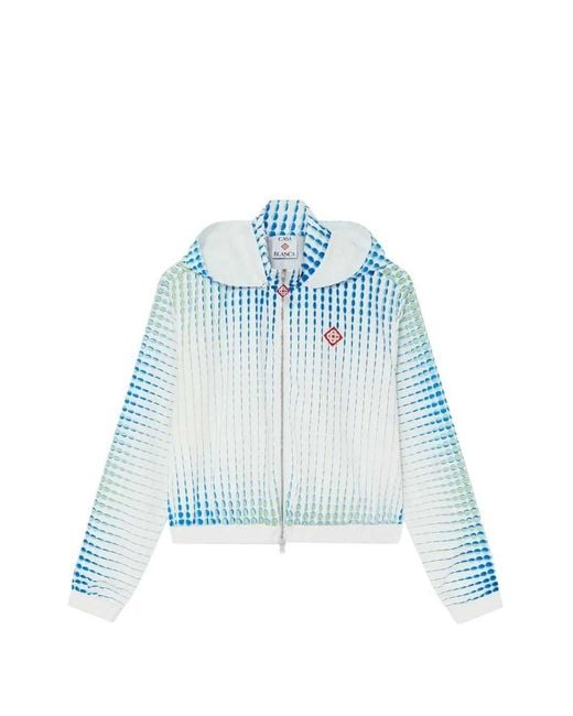 Casablanca Blue Hooded Jacket
