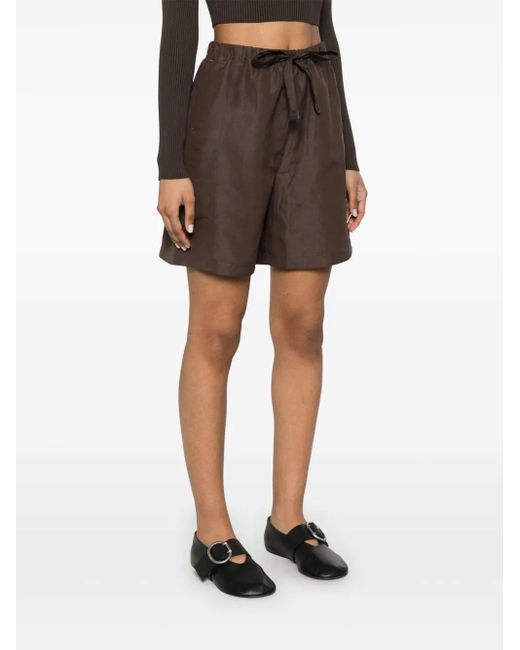 Max Mara Quebec Shorts in Brown | Lyst