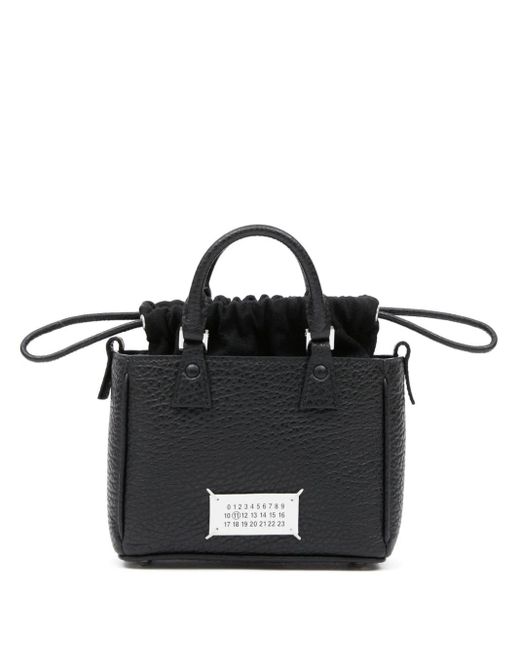 Maison Margiela Black 5Ac Leather Tote Bag