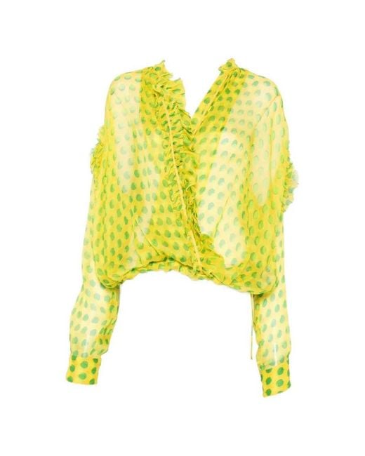 Dries Van Noten Yellow Shirt 02250-Cenver Bis 3094 W.W.Shirt
