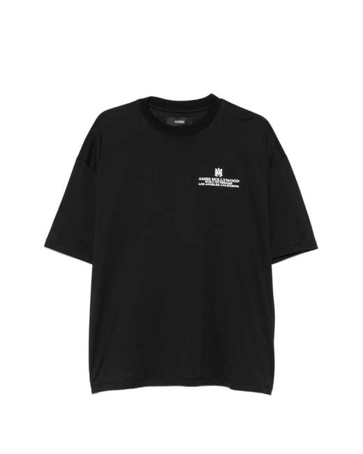 Amiri Black Oversized "Built On Dreams" T-Shirt for men