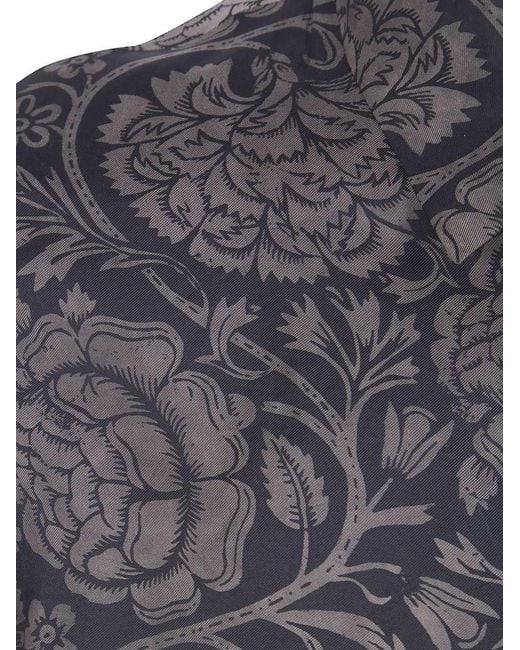 Uma Wang Gray Floral Print Shirt for men