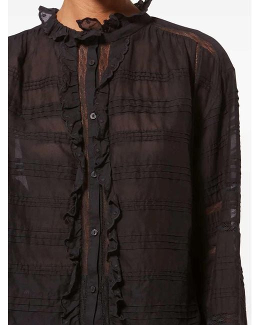 Isabel Marant Black Peline Top