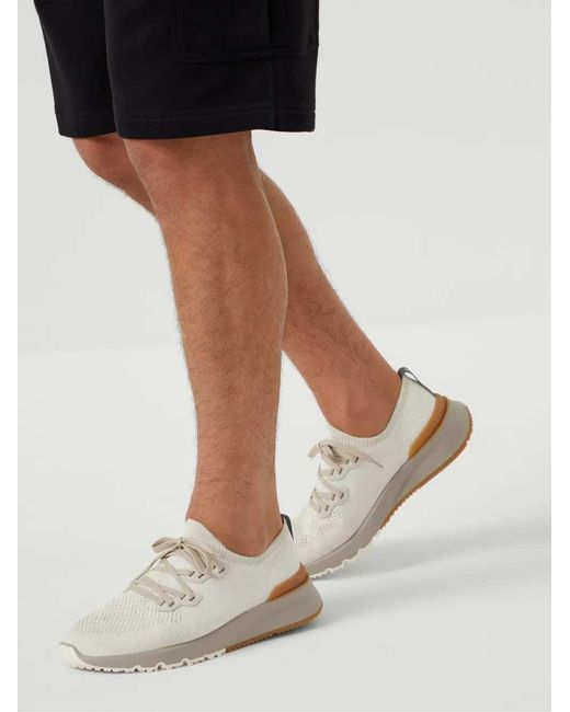 Brunello Cucinelli Natural Knit Sneakers for men