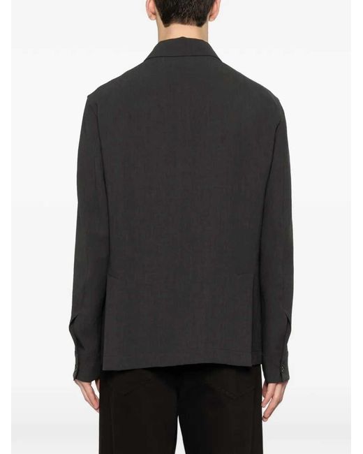 Montecore Black Button-Up Jacket for men
