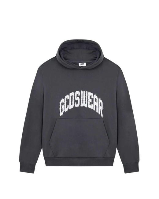 Gcds Blue Rhinestone Sweatshirt for men