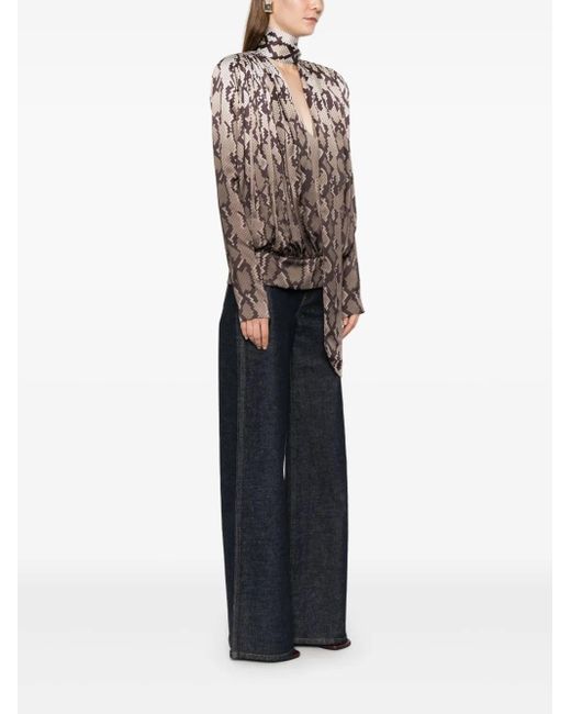 Stella McCartney Brown Printed Top
