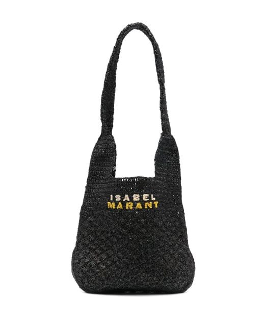 Isabel Marant Black Small Praia Shoulder Bag