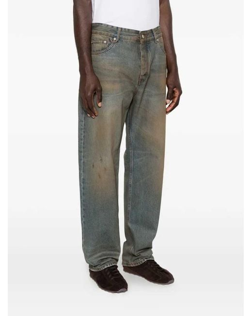 Jacquemus Gray Berger De Nîmes Distressed Jeans for men