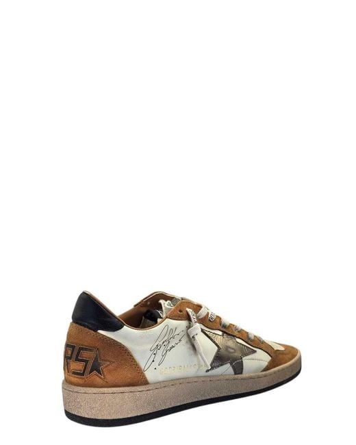Golden Goose Deluxe Brand Multicolor Ballstar Nappa Suede Upper With Laminated Star Heel Toe A for men