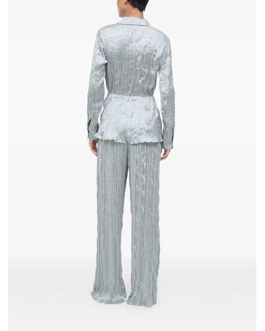 Staud Gray Drawstring Pants