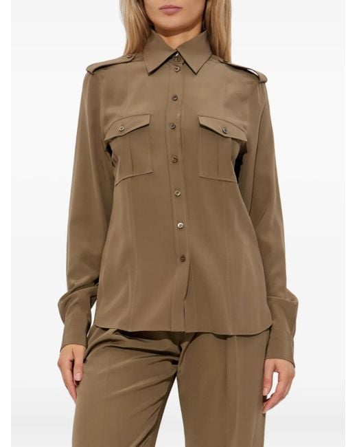 Tom Ford Green Silk Shirt