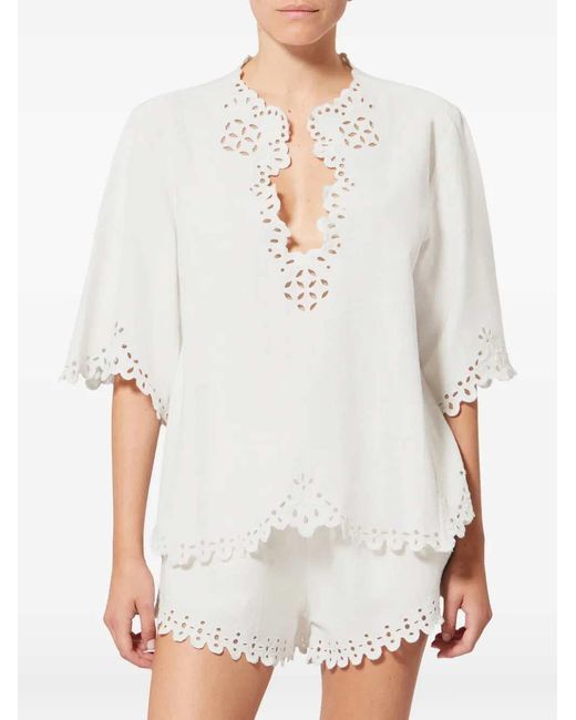Isabel Marant White Cotton Top