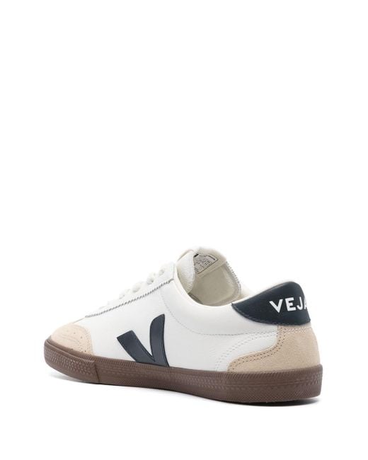 Veja White Volley O.T. Leather Sneakers for men