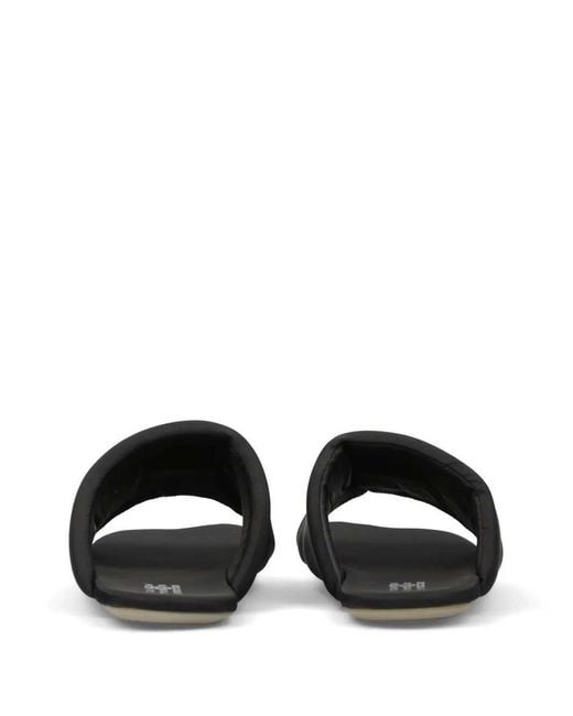 MM6 by Maison Margiela Black Sandals With Logo Plaque for men