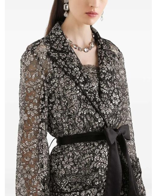 Dolce & Gabbana Black Floral Shirt