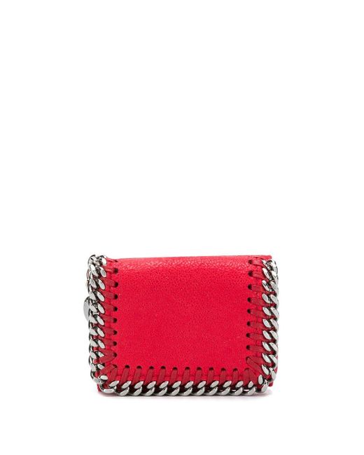 Stella McCartney Red Small Falabella Wallet
