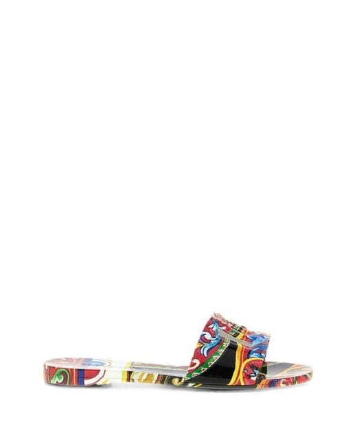 Dolce & Gabbana White Beachwear Rubber Beachwear