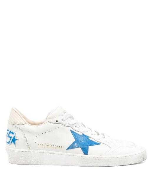 Ballstar Con Sneaker D'Ova D'Oro di Golden Goose Deluxe Brand in Blue da Uomo