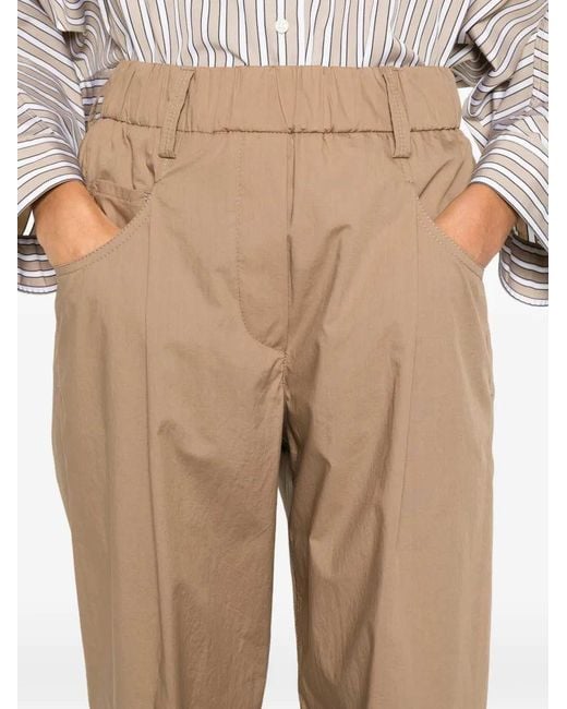 Brunello Cucinelli Natural Stretch Pants