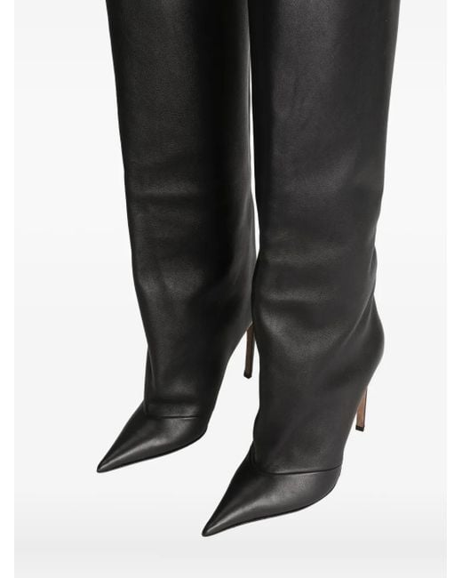 Dolce & Gabbana Black Devotion 105Mm Knee-High Boots