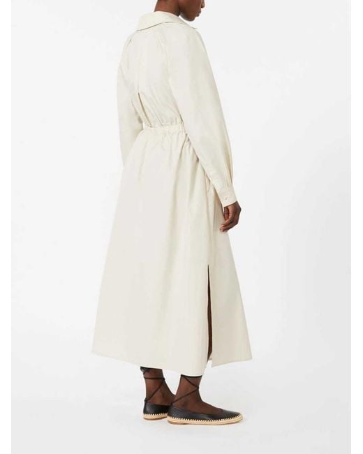 Max Mara Natural Cotton Poplin Dress