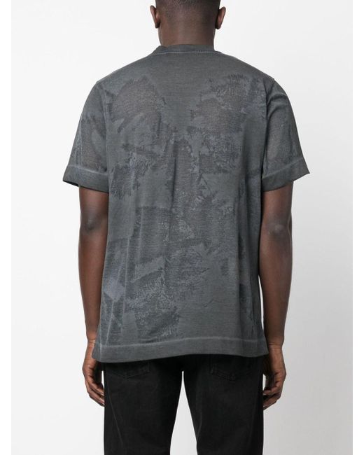 1017 ALYX 9SM Gray T-Shirt With Graphic Print for men