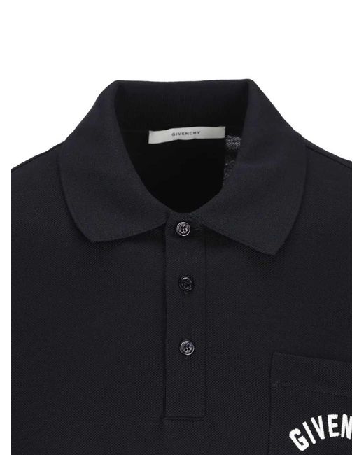 La Polo Con Logo di Givenchy in Black da Uomo