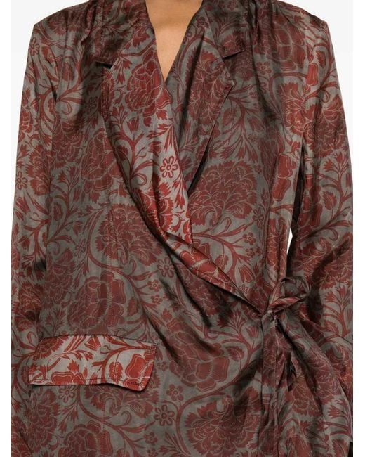 Uma Wang Brown Printed Jacket