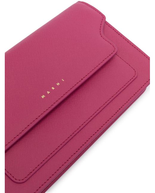 Marni Pink Clutch With Print