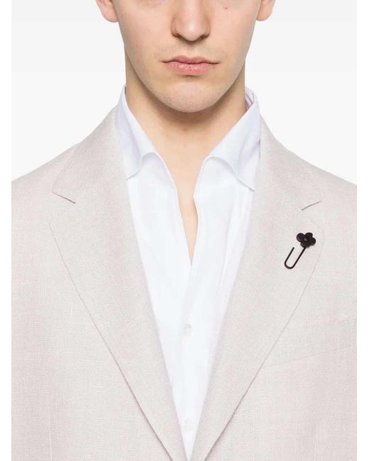 Lardini White Roma Jacket for men