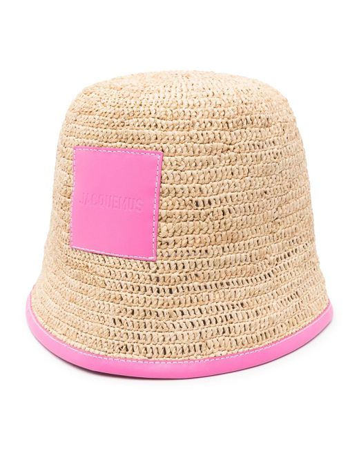 Cappello bucket Le Bob Soli di Jacquemus in Pink