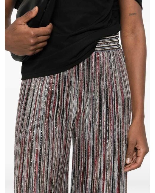Missoni Gray Striped Trousers