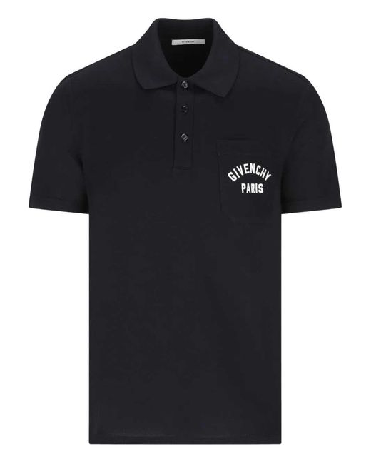La Polo Con Logo di Givenchy in Black da Uomo