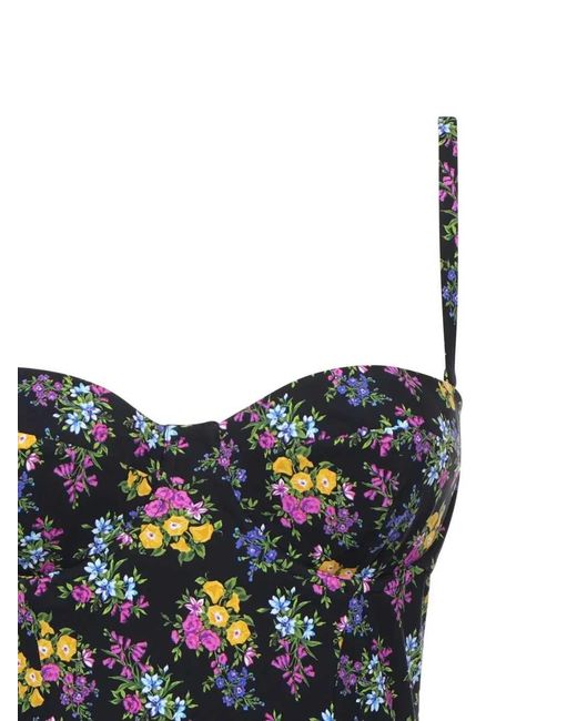 Dolce & Gabbana Multicolor Floral Swimsuit