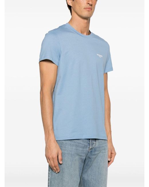 Balmain Blue T-Shirts And Polos for men