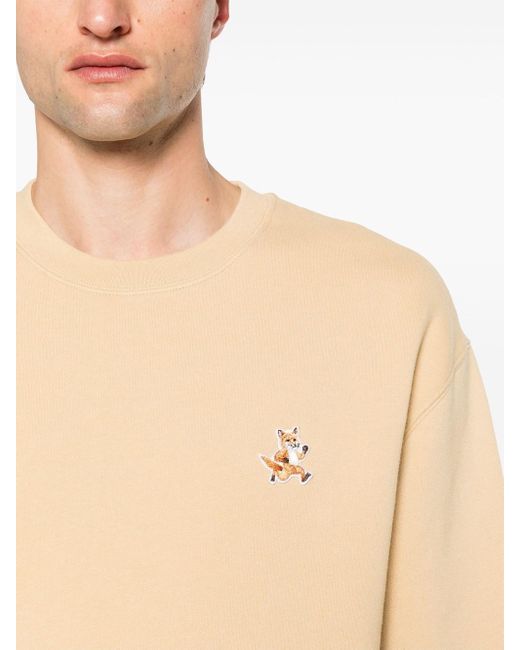 Maison Kitsuné Natural Speedy Fox Sweatshirt for men