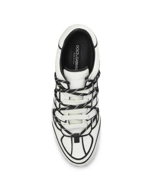 Dolce & Gabbana White Dolce & Gabbana Low-Top Sneaker for men
