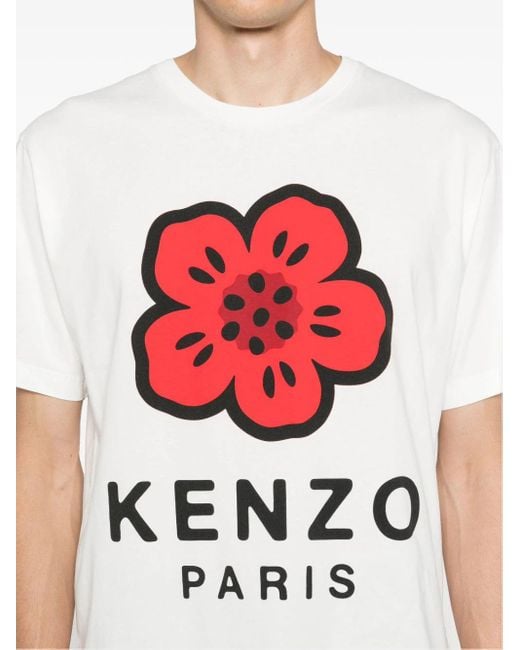 KENZO Red Cotton T-Shirt for men