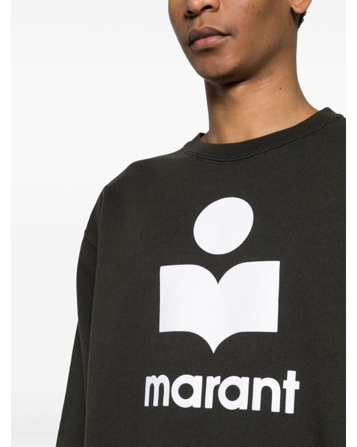 Isabel Marant Black Sweatshirt With Print for men