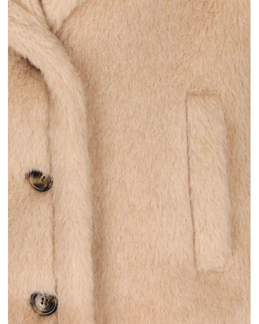 Max Mara Natural Buttoned Jacket