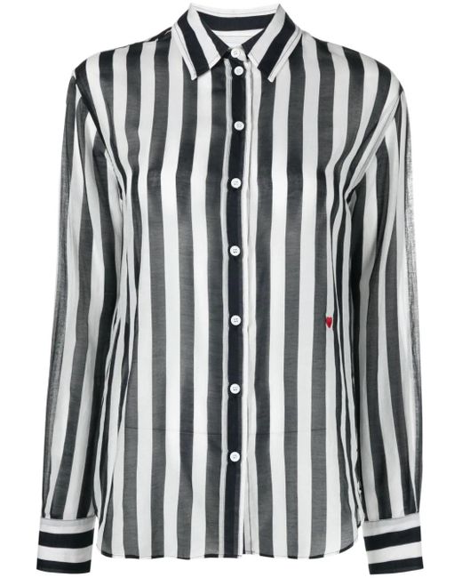 Moschino Black Striped Shirt
