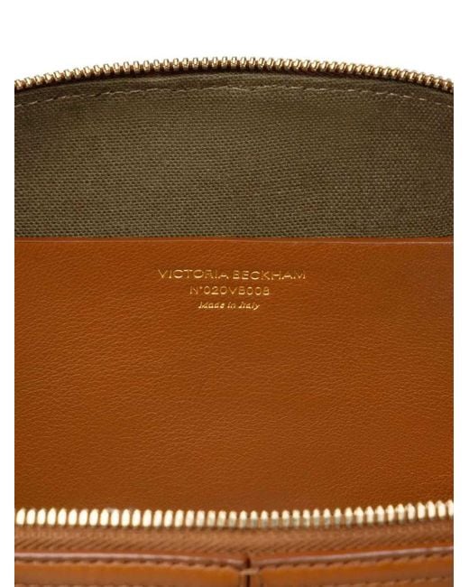 Victoria Beckham Brown Victoria Doctor Small Leather Tote Bag