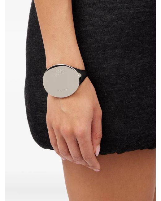 MM6 by Maison Margiela White Bracelet With Engraved Logo