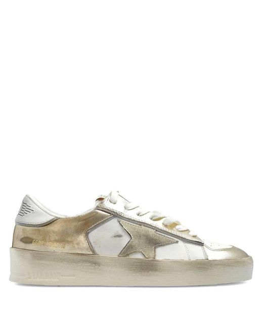 Golden Goose Deluxe Brand Metallic Leather Sneakers