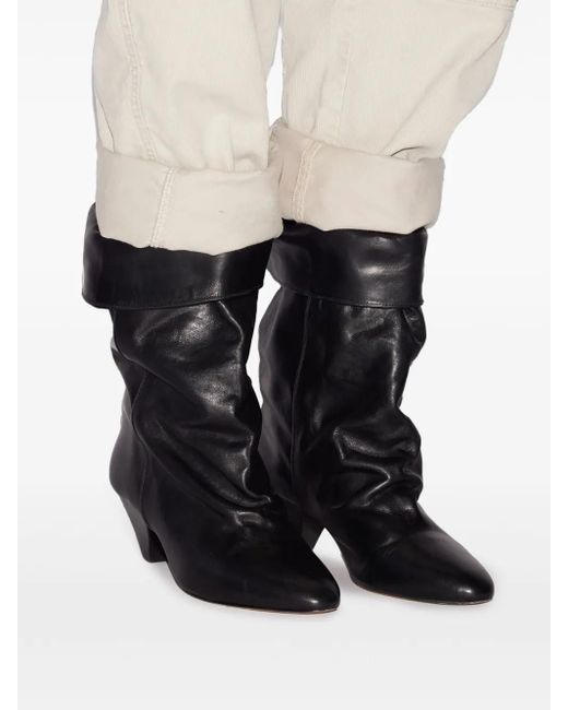 Stivali Dalby 55Mm di Isabel Marant in Black