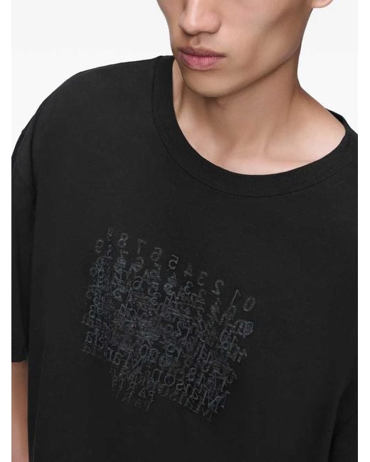 Maison Margiela Black T-Shirt for men
